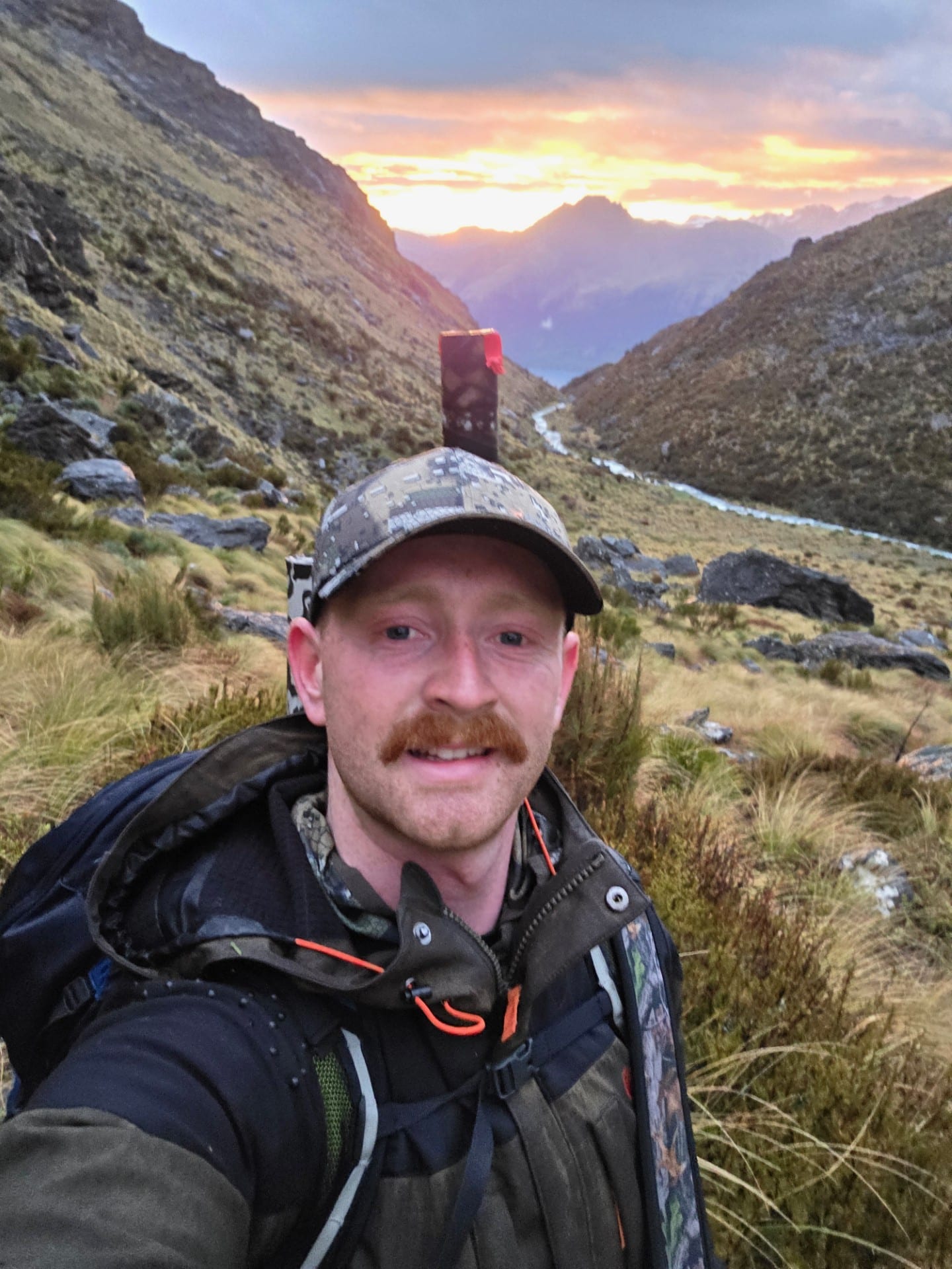 Nate Humphries, owner of Shotover Fencing Solutions, in the Queenstown mountains
